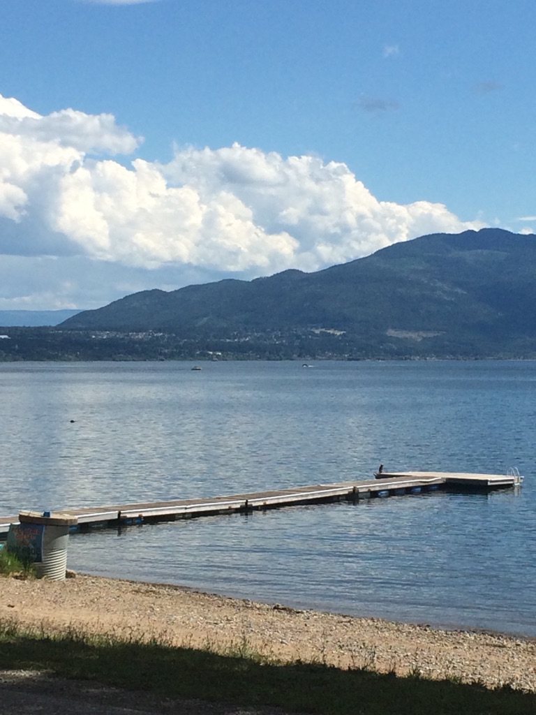 The dock at Sky Blue Waters Resort